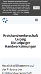 Mobile Screenshot of handwerk-pro-leipzig.de